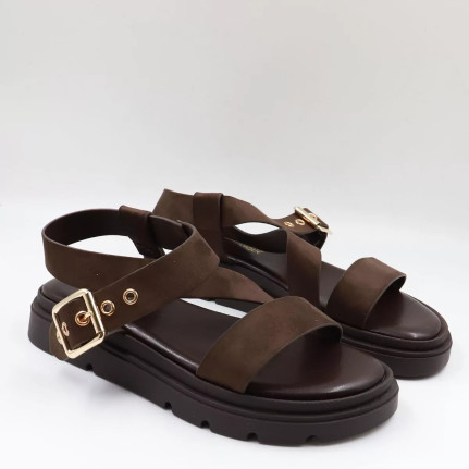 Flatform Σανδάλια με χιαστή λουράκι ML548
