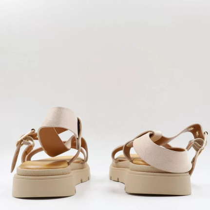 Flatform Σανδάλια με χιαστή λουράκι ML548