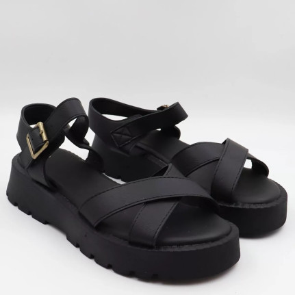 Flatform σανδάλια με χιαστή λουράκια Mira Max Y2085