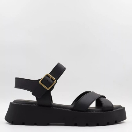 Flatform σανδάλια με χιαστή λουράκια Mira Max Y2085