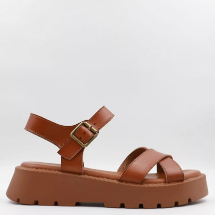 Flatform σανδάλια με χιαστή λουράκια Mira Max Y2085