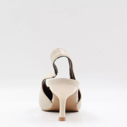 Γόβες openheel & διακοσμητική αγκράφα KL2946