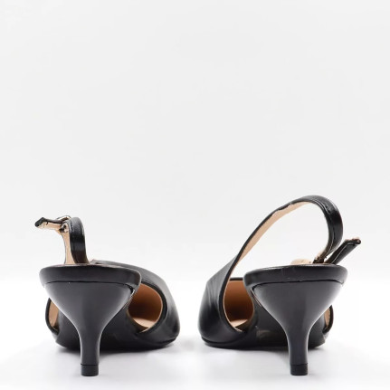 Γόβες openheel με διακοσμητικά λουράκια VB69305