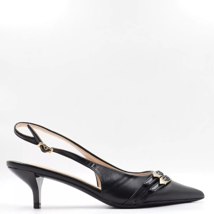 Γόβες openheel με διακοσμητικά λουράκια VB69305