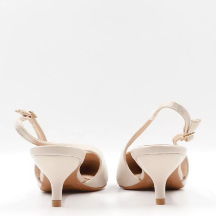 Γόβες openheel με διακοσμητικά λουράκια VB69305