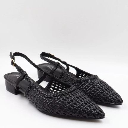 Γόβες openheel με πλέξη DM5313-15