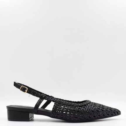 Γόβες openheel με πλέξη DM5313-15