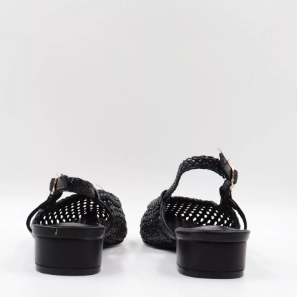 Γόβες openheel με πλέξη DM5313-15