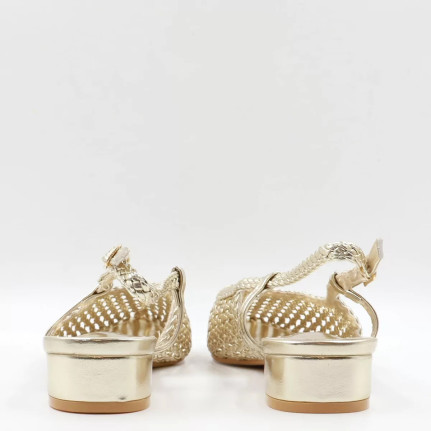 Γόβες openheel με πλέξη DM5313-15