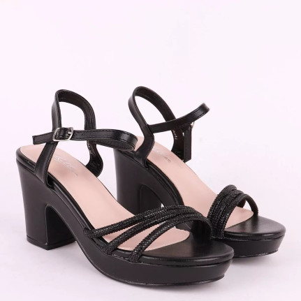 Mellisa shoes Γυναικεία πέδιλα με στρας λουράκια MS5138