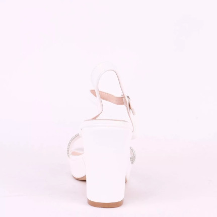 Mellisa shoes Γυναικεία πέδιλα με στρας λουράκια MS5138