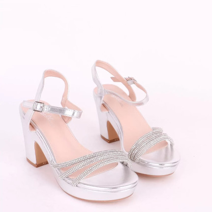Mellisa shoes Γυναικεία πέδιλα με στρας λουράκια MS5138