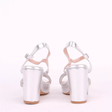 Mellisa shoes Γυναικεία πέδιλα με στρας λουράκια MS5138