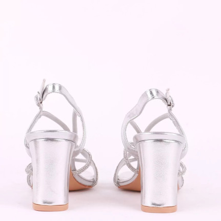 Mellisa shoes Γυναικεία πέδιλα με στρας MS29020