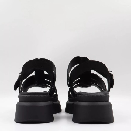 Minimal Flatform με αγκράφα και μοντέρνα chunky σόλα 35443