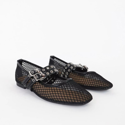 Μπαλαρίνες με διπλή μπαρέτα Sweet shoes 2779