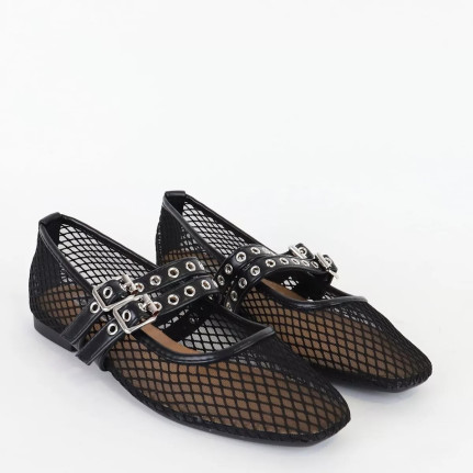 Μπαλαρίνες με διπλή μπαρέτα Sweet shoes 2779