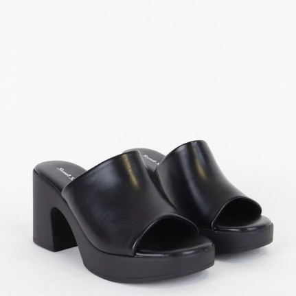 Mules με φαρδιά φάσα & φιάπα Sweet shoes YL5019