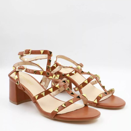 Πέδιλα lace up με τρουκς Diamantique X8406