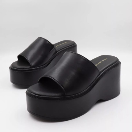 Πλατφόρμες με φαρδιά φάσα Ideal shoes 5259