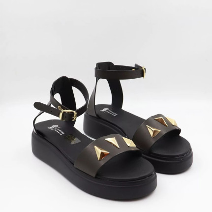 Σανδάλια με διακοσμητικά & μπαρέτα Gshoes 33761