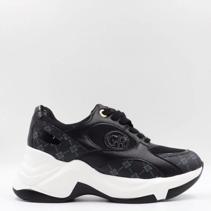 Sneakers Chunky σε συνδυασμό υλικών H9076