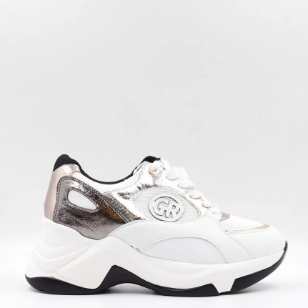 Sneakers Chunky σε συνδυασμό υλικών H9076